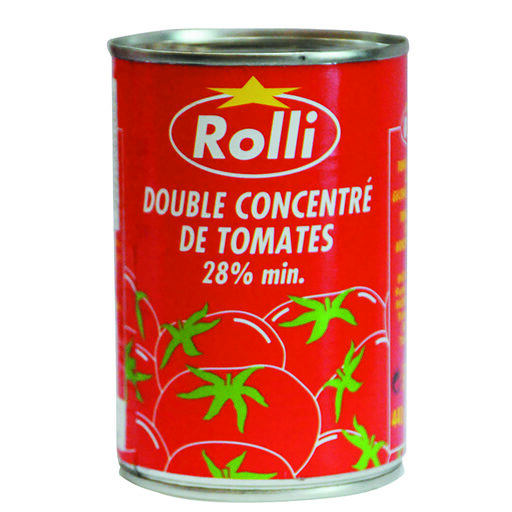 Double Concentré de Tomate Rolli 1/2 440g (Fabriqué en France)