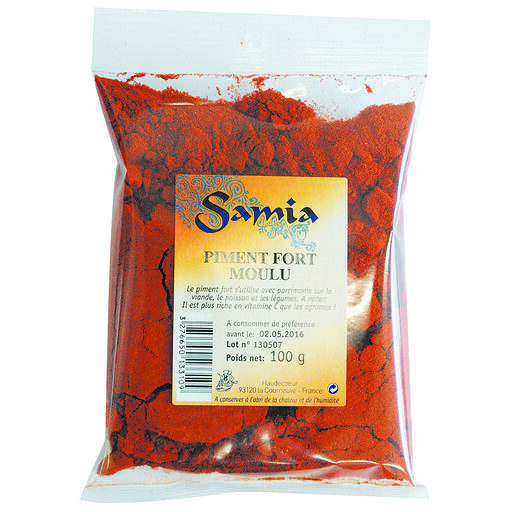 Piment Fort Moulu Samia 100g