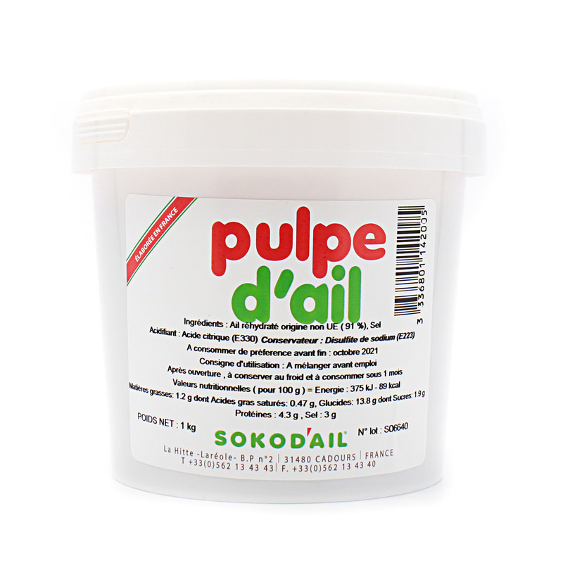 Pulpe d'Ail "Sokod'Ail" 1kg