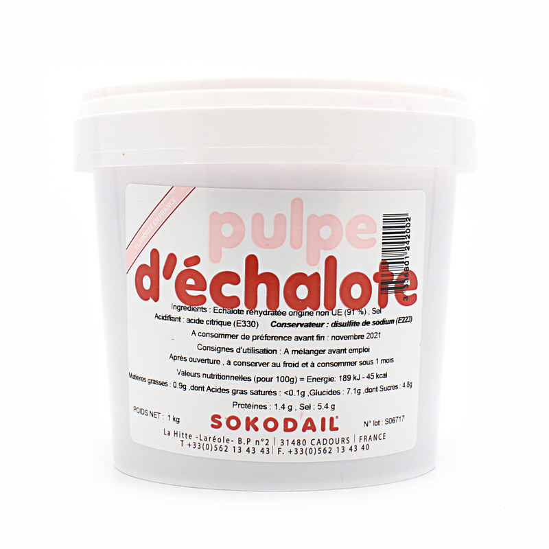 Pulpe d'Échalote "Sokod'Ail" 1kg