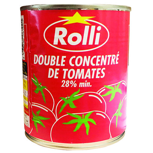 Double Tomate Concentrée Rolli 4/4 880g