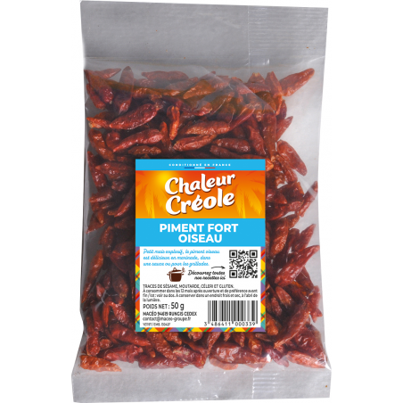 Piments Oiseau 50g Chaleur Créole