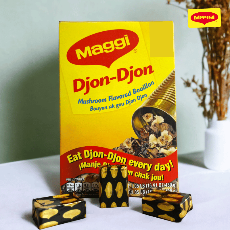 Cube Djon Djon 100g (lot de 10 pièces) – L'Essence du Champignon Noir Haïtien