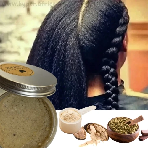 ✨ Beurre de Chébé & Baobab – Soin Capillaire Traditionnel du Tchad pour la Pousse, l’Hydratation et la Force des Cheveux Crépus, Frisés et Bouclés – 100% Naturel – Pot de 150 ml