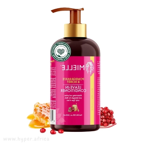 Mielle Organics Après-Shampoing à la Grenade et au Miel – Hydratation Intense, Démêlage Facile et Nutrition Profonde – Soin Capillaire Naturel pour Cheveux Bouclés, Crépus, Frisés et Secs – 355 ml